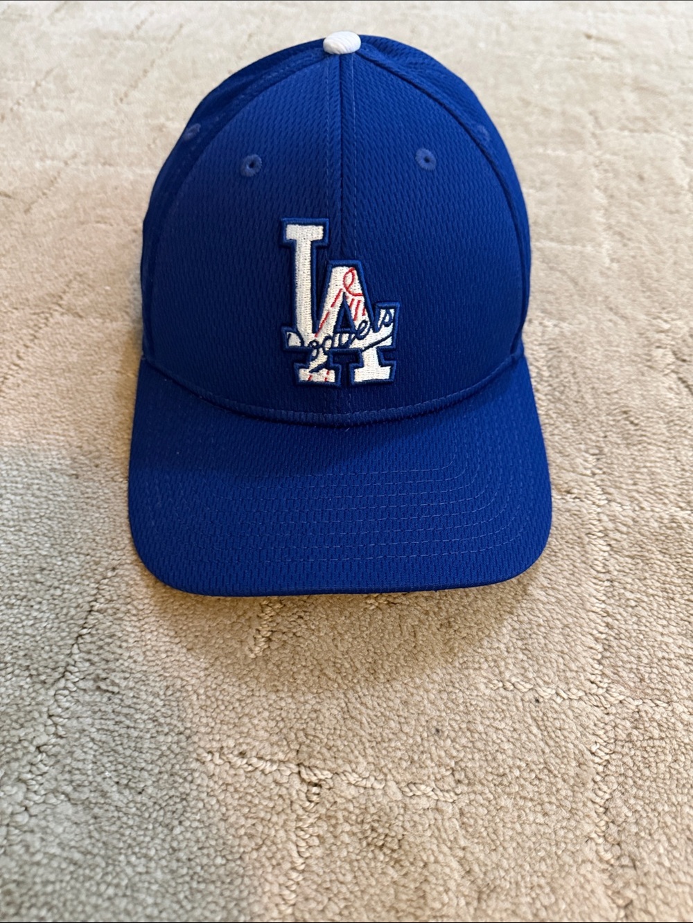 New Era Kids Royal Blue LA Dodgers Cap with White Logo